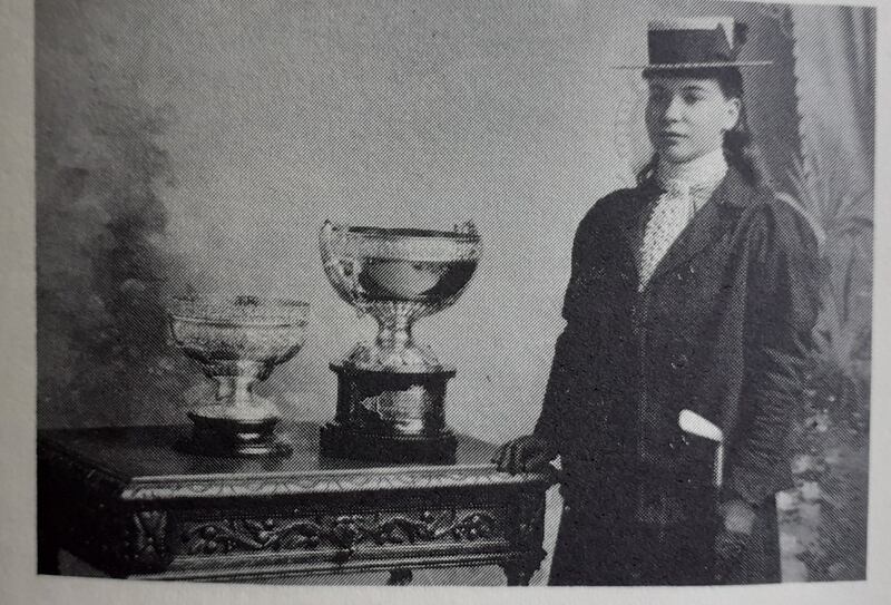 May Hezlet, from Aghadowey in Co Derry, won the British Ladies’ Championship three times and the Irish Ladies’ five times between 1899 and 1908