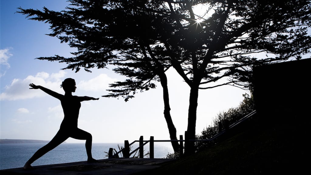 Yoga at the Cliff House Hotel