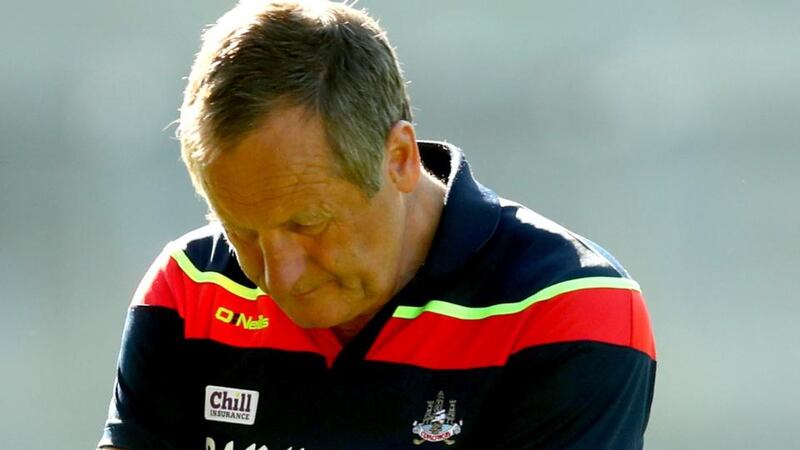 Cork’s manager John Meyler is under pressure after his side succumbed to Tipperary last week. Photograph: James Crombie/Inpho