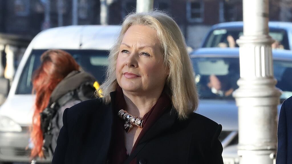 A file image of Kathryn Singleton leaving the Four Courts. Photograph: Collins Courts.