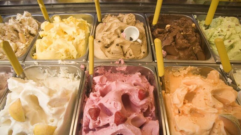 Gelato is served at a slightly warmer temperature than ice cream, so it has a softer consistency.