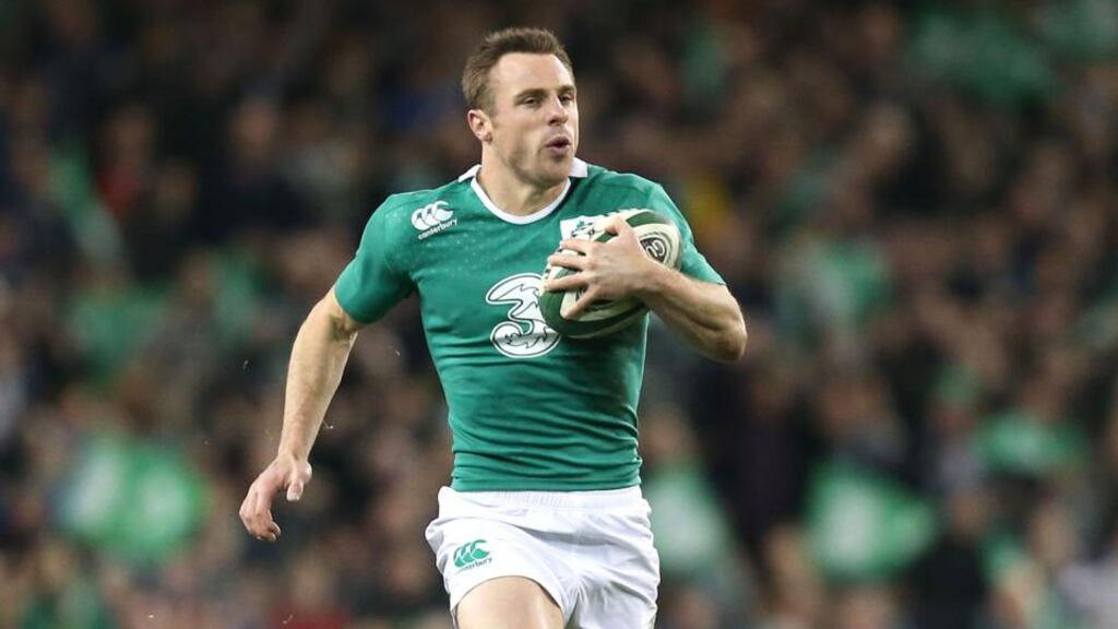 Tommy Bowe believes the Ireland team have learned from the 2013 defeat to New Zealand Photograph: Colm O’Neill/Inpho