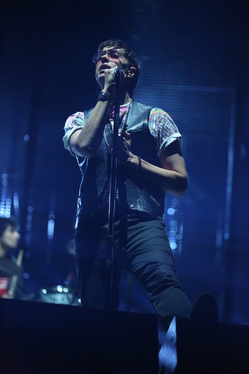 Julian Casablancas radiated a not-a-care-in-the-world energy. Photograph: Debbie Hickey/Getty