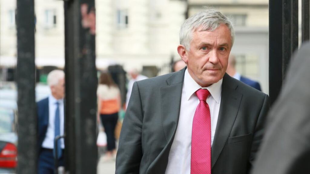 Nama developer: Michael O’Flynn leaving the Four Courts in 2014. Photograph: Collins Courts