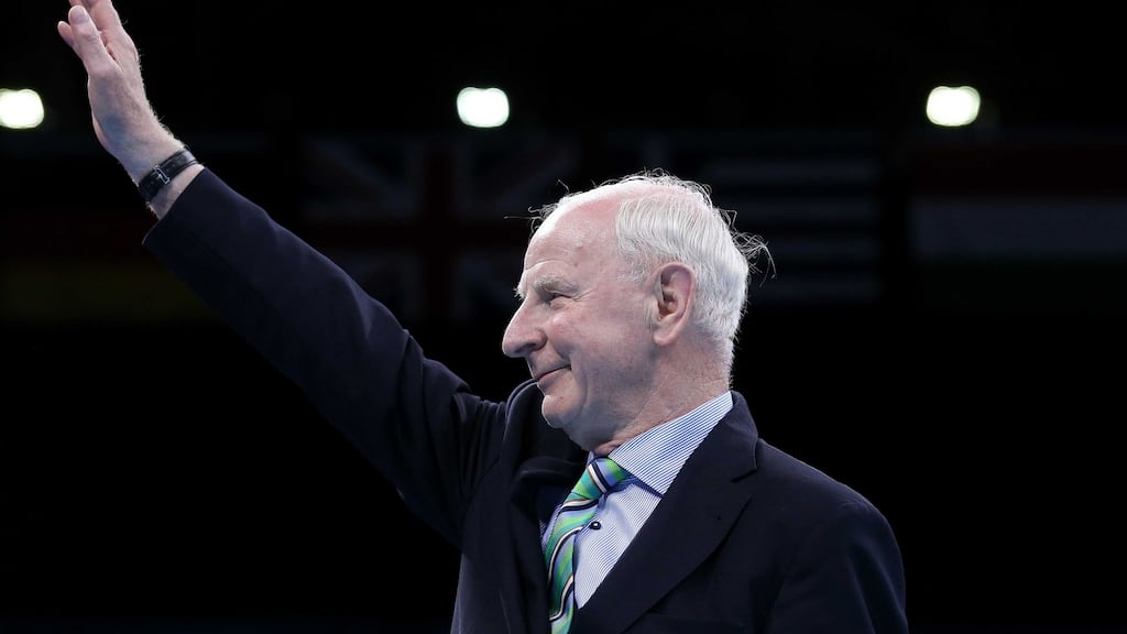Pat Hickey at the inaugural European Games four years ago in Baku. Photograph. Inpho