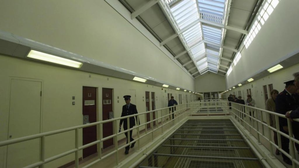 Midlands Prison in Portlaoise: Last month, an officer there was slashed by a prisoner. Photograph:    Bryan O’Brien