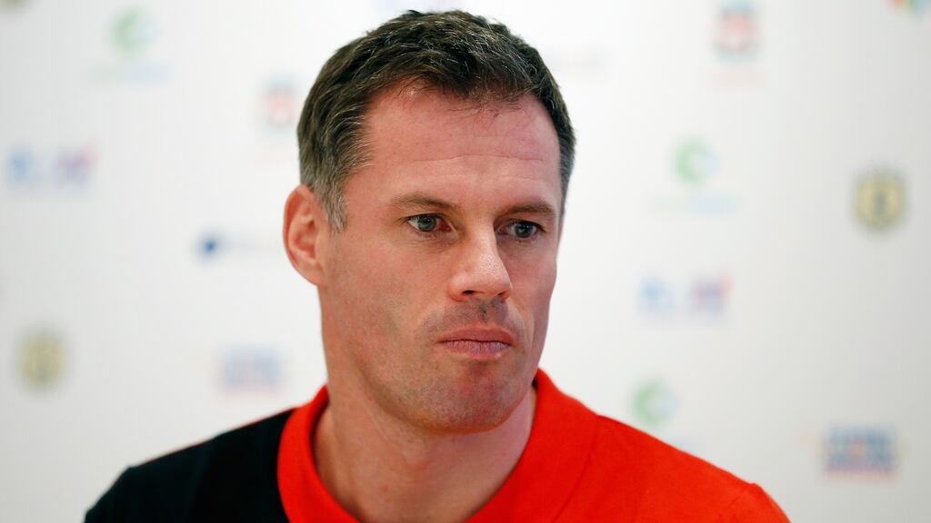 The Jamie Carragher Soccer School was held at Dromard GAA last August. Photograph: Getty.
