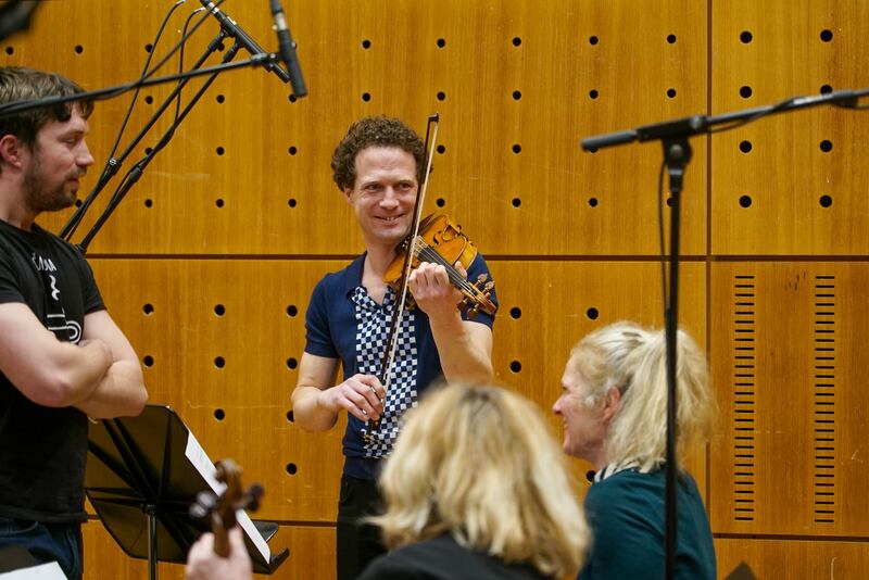 I’m working with the RTÉ orchestra on our new arrangement of Vivaldi’s Four Seasons for a 21st century audience. Photo: Enda O'Dowd