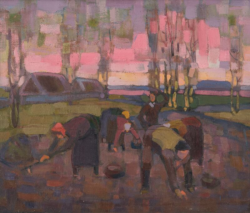 Potato Harvest, by Kuno Veeber, from 1918. Photograph: Imma/Kumu Art Museum, Estonia