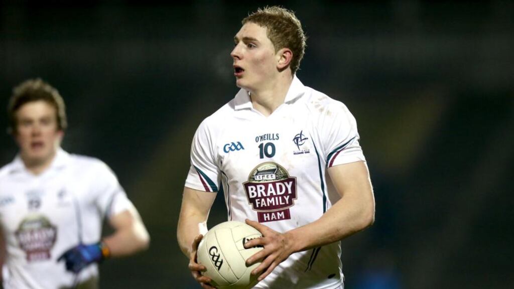 Daniel Flynn returned for Kildare in their win against Cavan. Photograph: Ryan Byrne/Inpho