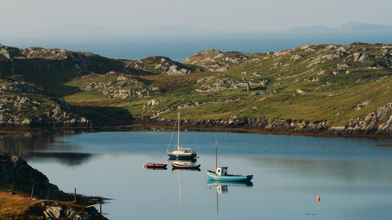 Inner harbour at Inishbofin, Co Galway:  ‘The island provides a constant magical feeling.’ Photograph: Getty Images
