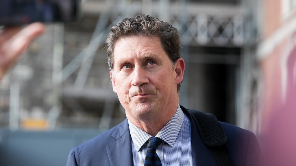 Green Party leader, Minister for Environment, Climate and Communications and Minister for Transport Eamon Ryan: ‘The climate legislation we’re introducing is transformative by any measure or yardstick.’ Photograph: Gareth Chaney/Collins