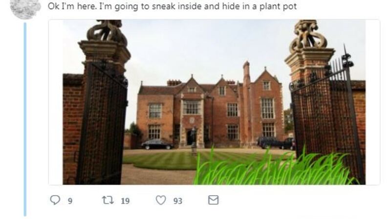 “I see they have the Mad Max DVD and the projector all ready to go. Now they’re all having tea. And cake. And eating it.”