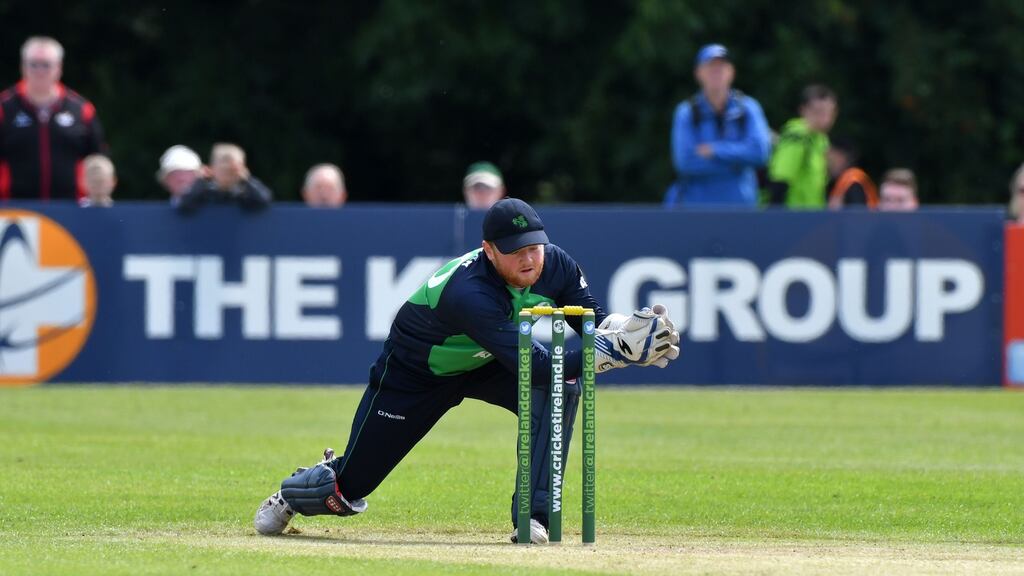 Stuart Poynter was Ireland’s hero against Oman in Muscat. Photograph: Rowland White/Presseye/Inpho