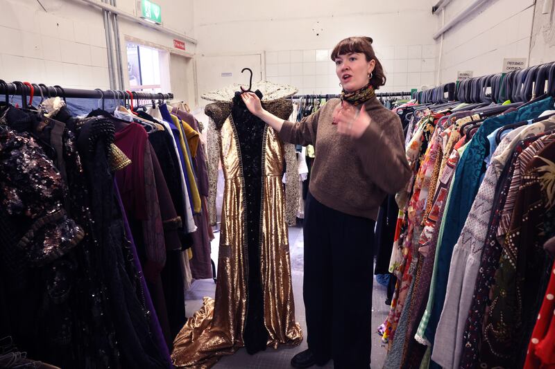 Druid: head of costume Clíodhna Hallissey. Photograph: Dara Mac Dónaill