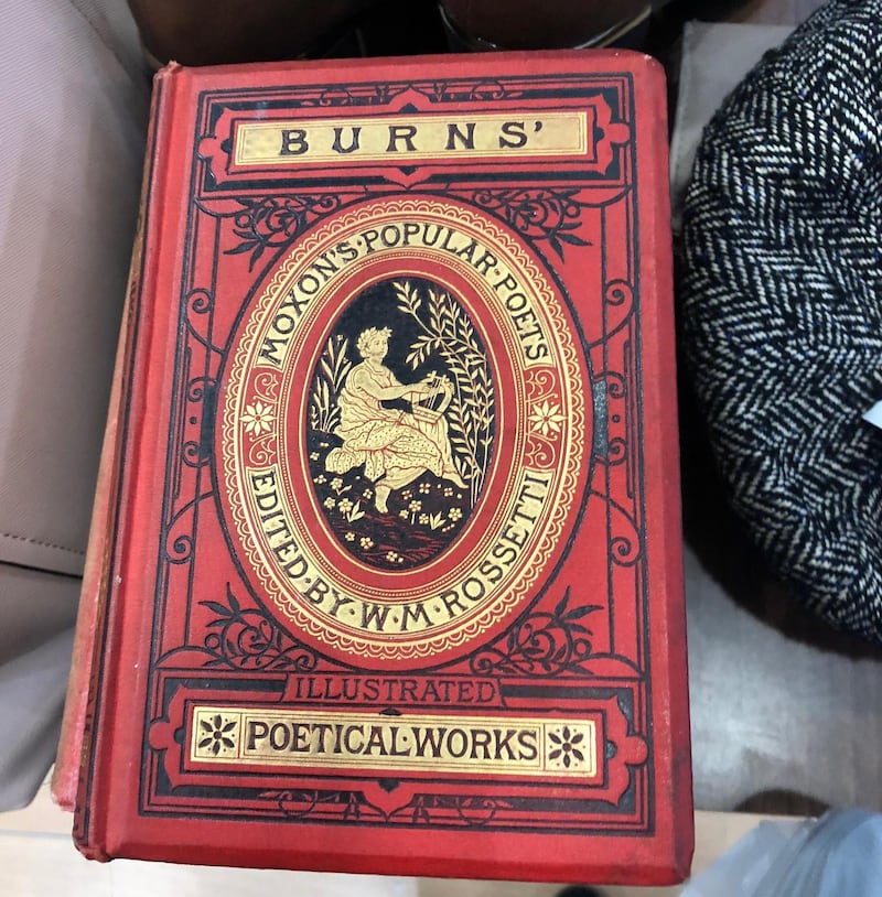 Robbie Burns’ Poetical Works edited by WM Rosetti, €10, Enable Ireland