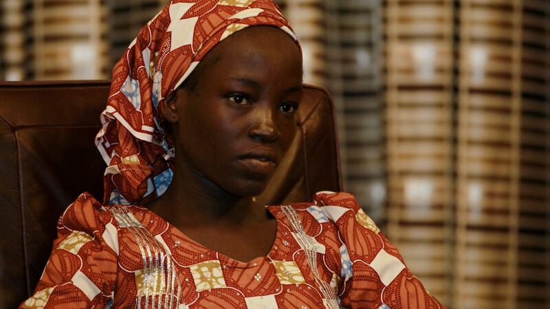 Amina Ali Darsha Nkeki: She was one of 276 schoolgirls captured by Boko Haram in a night-time raid on Chibok in April 2014. Photograph: Afolabi Sotunde/Reuters