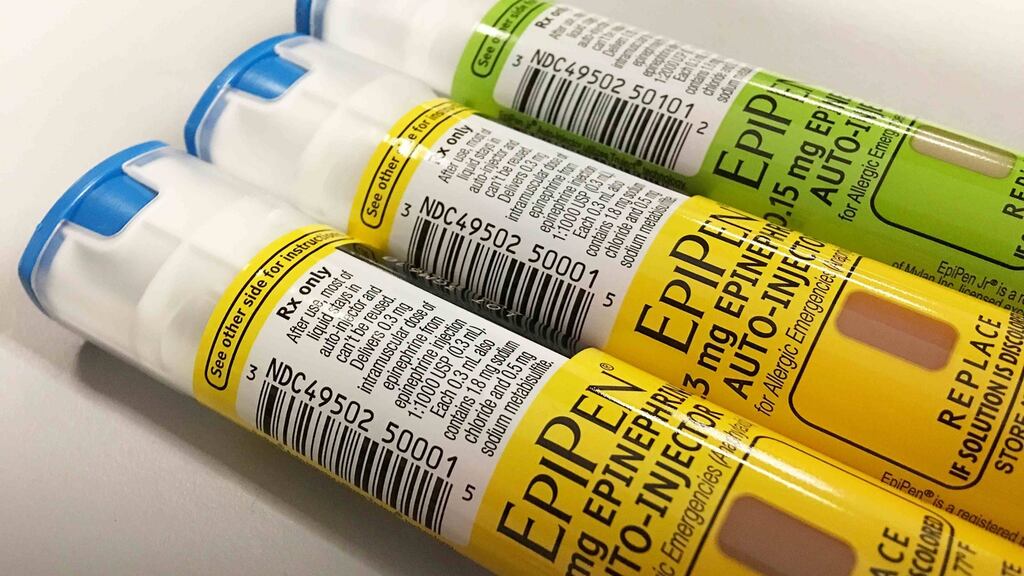 Mylan NV plans to launch an EpiPen generic product in several weeks following wave of criticism. Photograph: Jim Bourg/Reuters