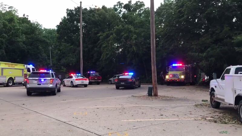 A handout frame grab made available by the Southern Stone County Fire Protection. Photograph: EPA