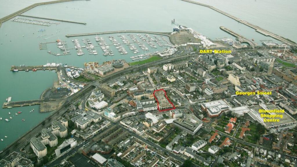 The site has frontage on to George’s Place and Lower George’s Street