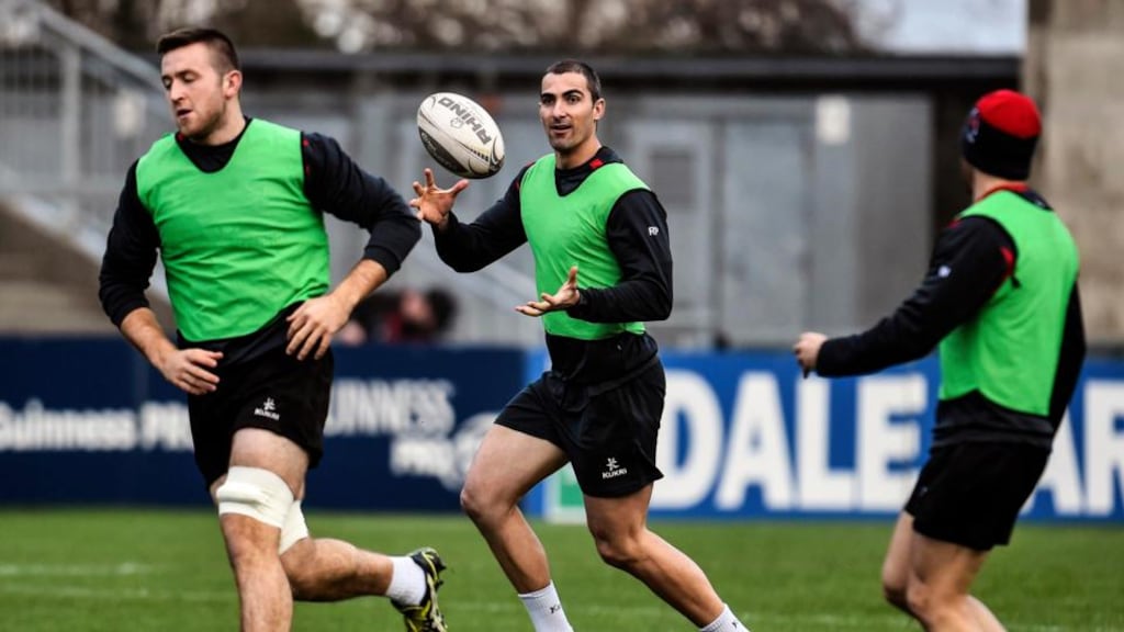 Ruan Pienaar: his decision-making and place-kicking can give Ulster a crucial edge against the Scarlets. Photograph: Russell Pritchard/Presseye/Inpho.