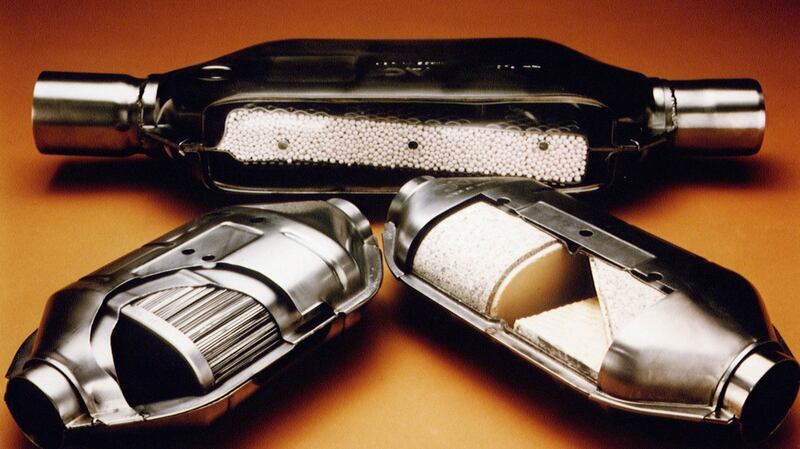 Each converter can be sold on the black market for between €300 and €600, though in one case that reached the courts in recent years the suspect had stolen 20 converters, which the court valued at €20,000. Photograph: Reuter Raymond/Sygma via Getty Images