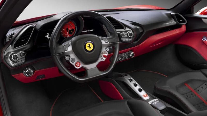 Interior remains much as the 458’s - simple and focused.