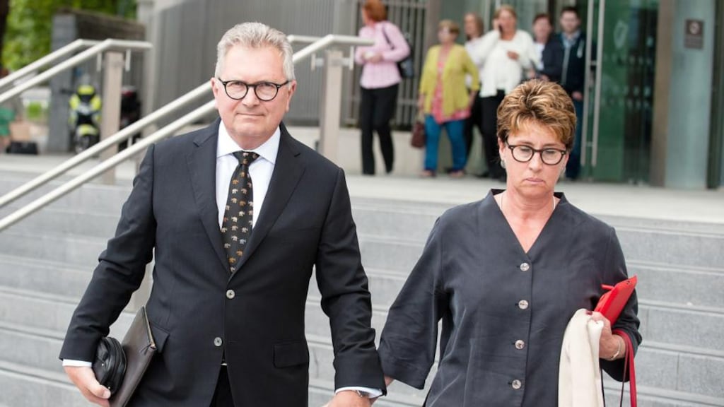 Late German student Thomas Heinrich’s parents Wolfgang and Alexandra Heinrich arriving at the Central Criminal Court, Dublin, yesterday. Wesley Kelly (20) of St Anthony’s Road, Rialto, has pleaded guilty to the manslaughter of Mr Heinrich at St Anthony’s Road, Rialto in December 2012. Photograph: Collins Courts