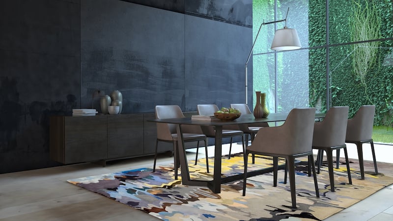 A hand-tufted carpet from Connemara Carpets