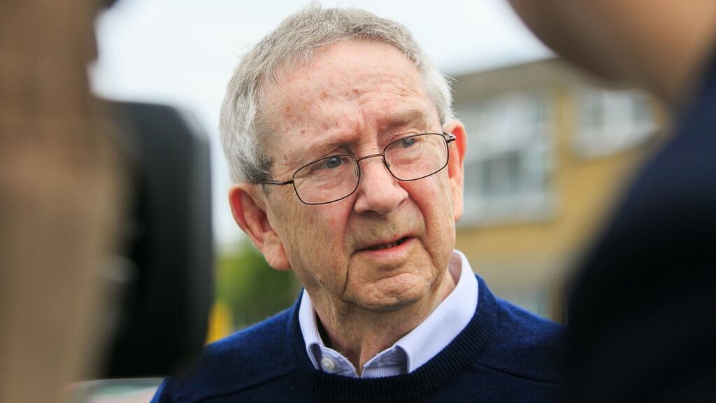 Local priest Fr Edward Quinn who read the last the rites to Jordan Davis. Photograph: Gareth Chaney Collins