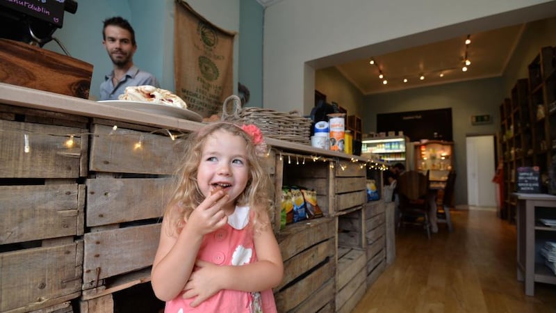 Laurene Clermont pictured last year at the Cracked Nut, Camden Street, Dublin - winner of the 2013 Best Artisan Food award. Photograph: Alan Betson