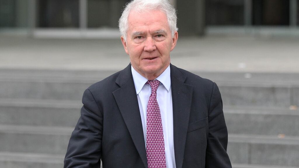 Former chairman of Anglo Irish Bank, Sean Fitzpatrick: denies charges.