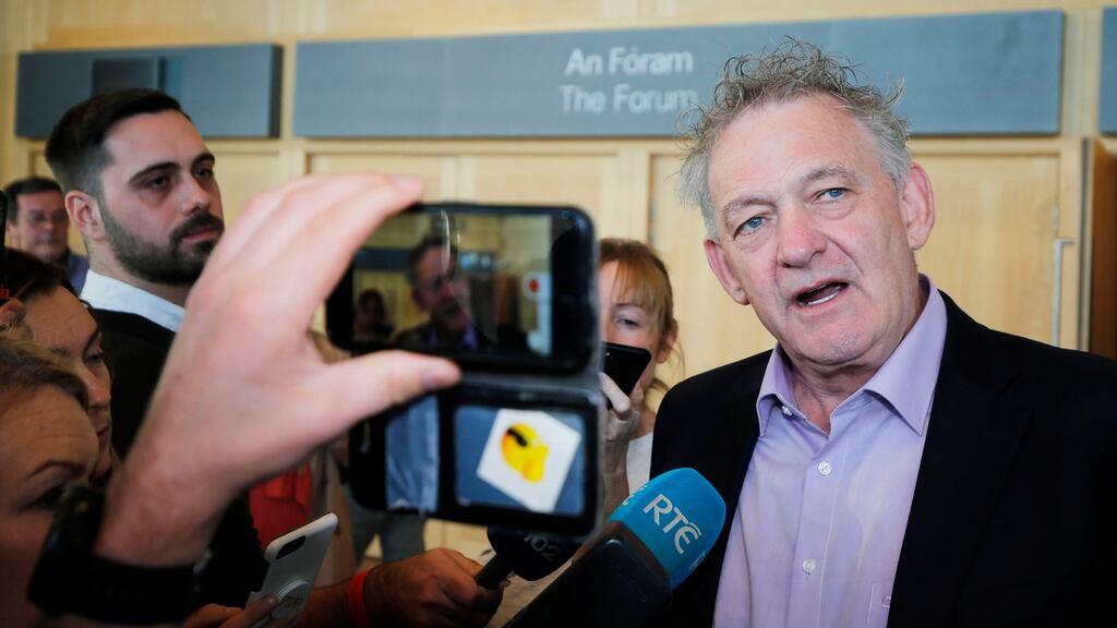Peter Casey: his views on immigration and Travellers have been portrayed by opponents as ‘dog-whistle’ politics. Photograph: Nick Bradshaw