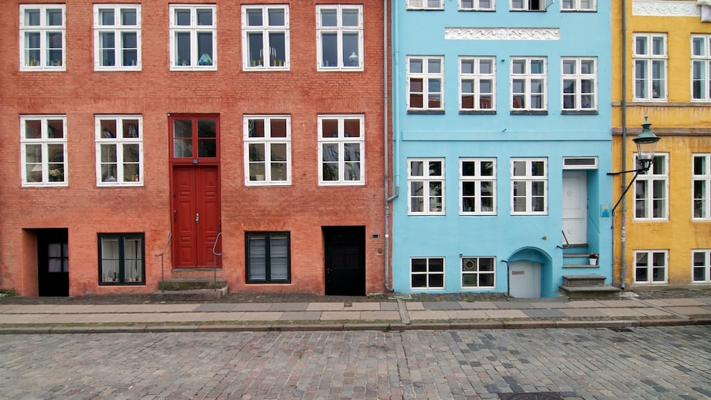 Colourful buildings in Copenhagen: a one-bedroom flat in Copenhagen can be had for as little as €70,000, if you’re extremely lucky. Photograph: iStock
