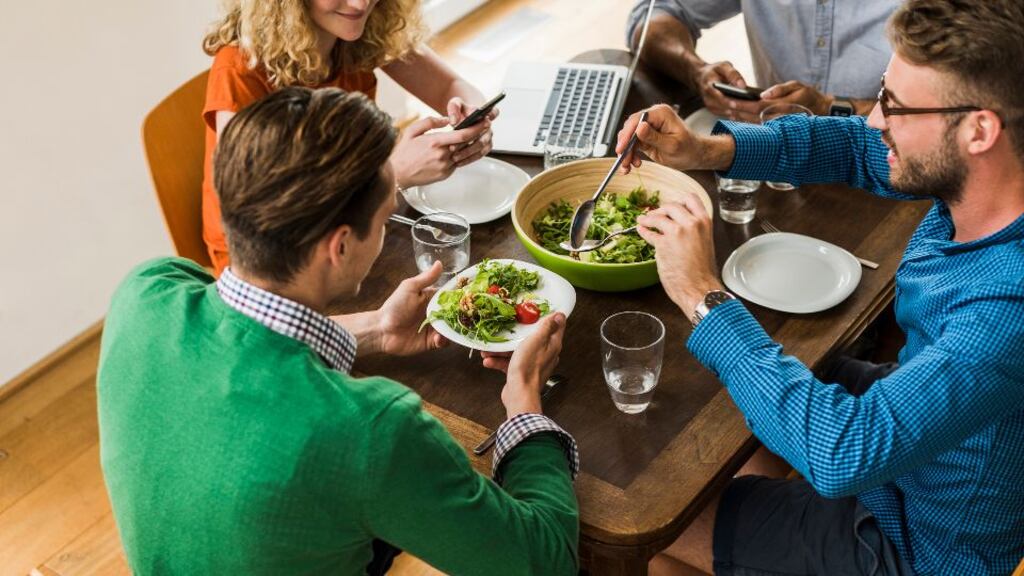 Employers can use the workplace as a springboard for their employees’ health and wellbeing. Photograph: Getty Images