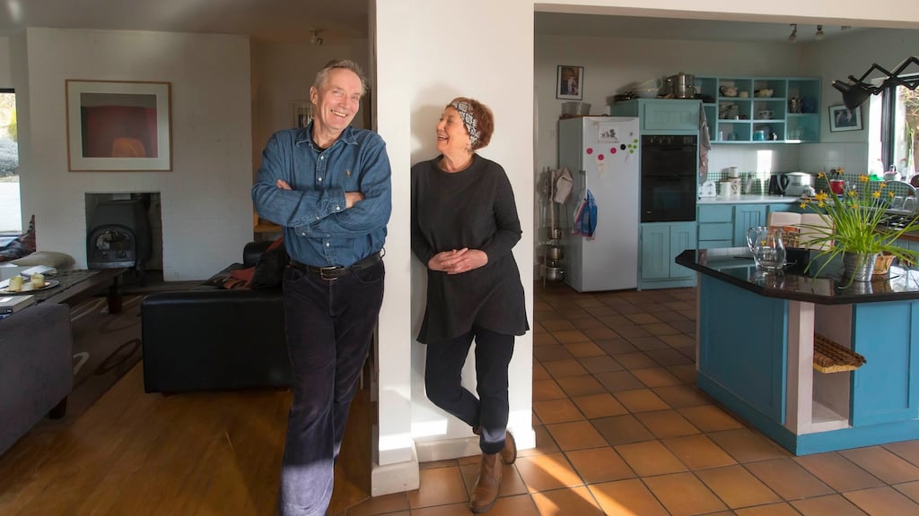 Denis Kenny and Fiona Gilboy of Ceadogán Rugs, Barrystown, Wellingtonbridge, Co Wexford. Photograph: Patrick Browne