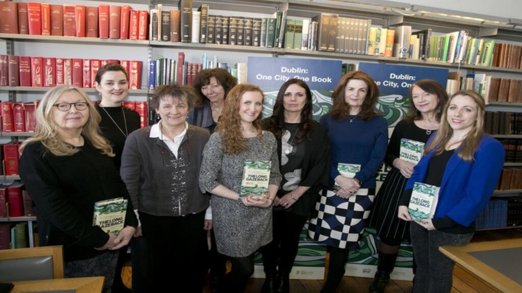 The launch of The Long Gaze Back as Dublin: One City One Book 2018 at Pearse Street Library, Dublin 2. Photograph: Colm Mahady / Fennells
