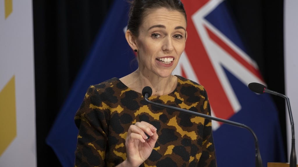 New Zealand prime minister Jacinda Ardern. It is held up internationally as the poster child of disease containment but living with the virus requires a different set of policies, more nuanced ones. Photograph: Mark Mitchell/Pool/Getty Images