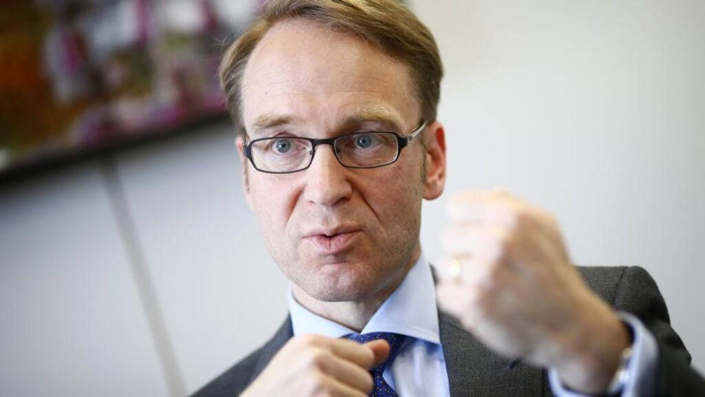 Jens Weidmann: “I assume that Ireland, now out of the programme, will be able to meet its commitments without any external assistance.” Photograph: Kai Pfaffenbach/Reuters