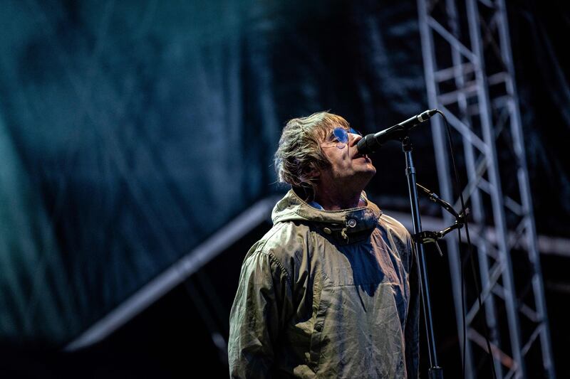 Liam Gallagher: buzzing to be playing the RHK. Photograph: Emil Helms/Ritzau Scanpix/AFP/Getty
