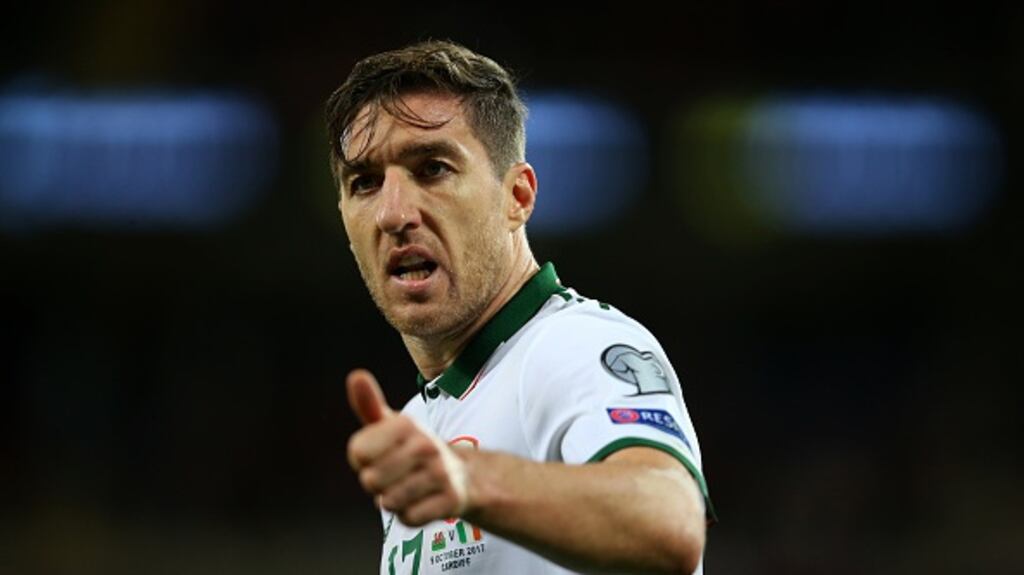 Stephen Ward has played his last match for the Republic of Ireland. Photograph: Getty Images