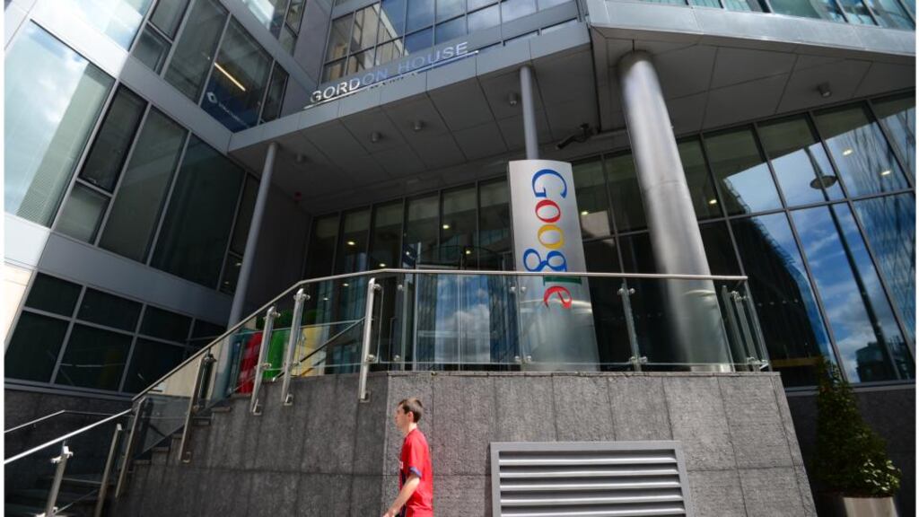 Google Dublin: US companies pay €2 billion of corporation tax in Ireland each year. Photograph: Bryan O’Brien