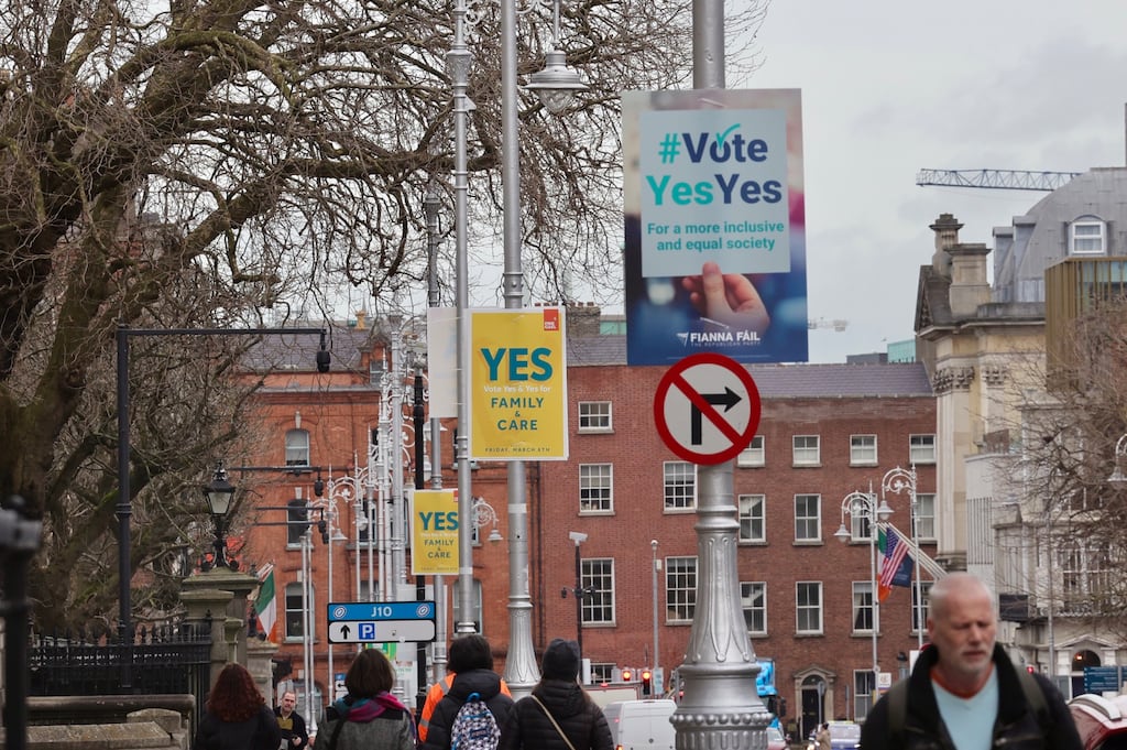 Referendums: There has been speculation that campaigners advocating for a No vote may be preparing a legal challenge to the outcome of the referendums. Photograph: Alan Betson /The  Irish Times