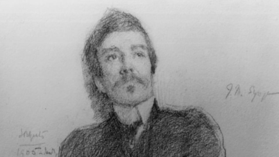 JM Synge: buried at Mount Jerome, Dublin. Drawn by Jack B Yeats. Photograph: National Gallery of Ireland/DeAgostini/Getty