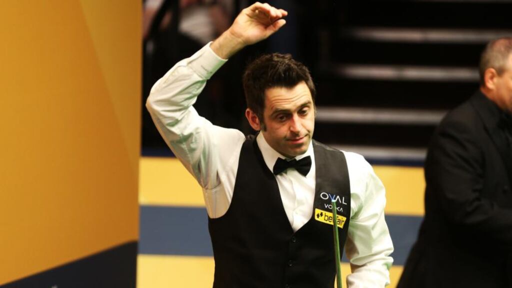 Ronnie O’Sullivan says he returned to snooker because of financial reasons. Photograph: Lynne Cameron/PA