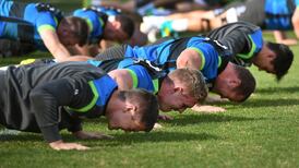 Irish players walking around like bears with sore heads