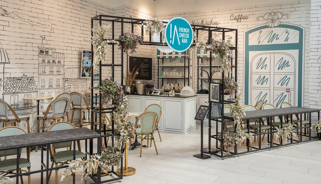 Iciar Cheese and Wine Bar is the venue for an elegant lunch with the judges for the big reveal day of the Frascati Centre makeover competition