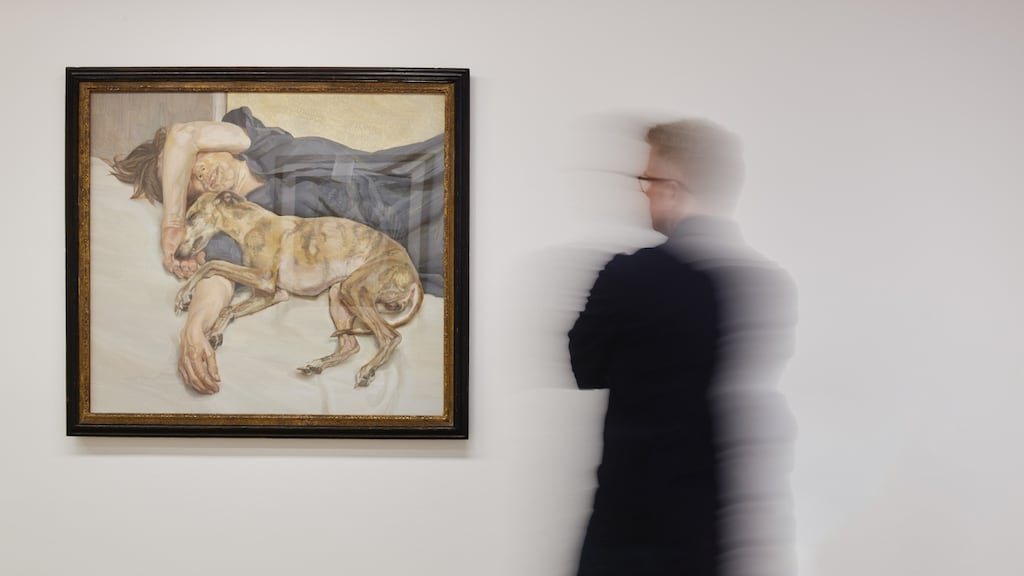 Double Portrait, 1985-86, by Lucien Freud. Photograph: Ros Kavanagh/IMMA