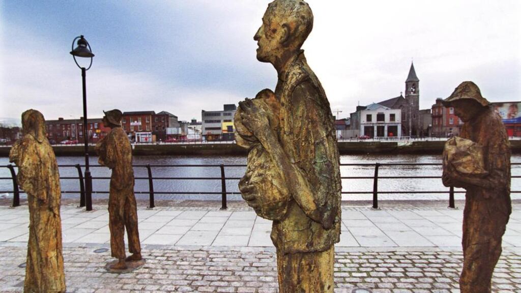 A difficulty in representing those who perished or left during the Famine is that “the poor leave little behind”. Photograph: Frank Miller