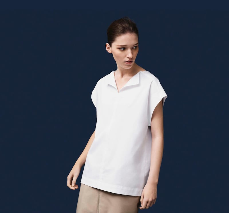 Organic cotton white shirt, €59 from the Cos 10th anniversary collection